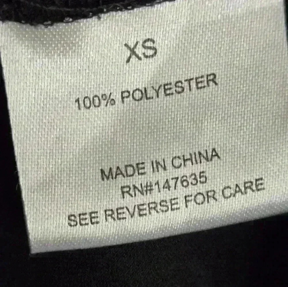 Romeo and Juliet Couture black xs shear shirt dress, Summer - Picture 9 of 13